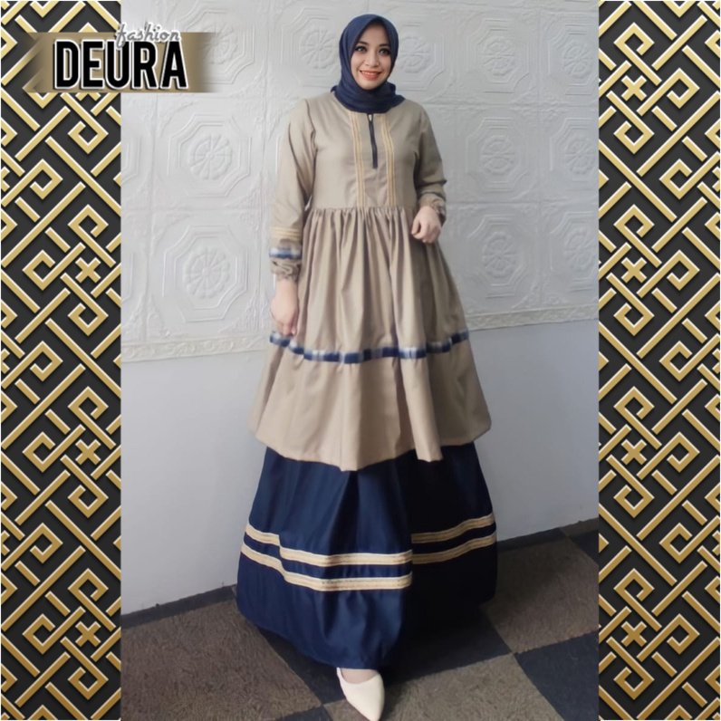 DEURA FASHION - Baju lebaran Deura Setelan Wanita D326 / Setelan Wanita Terbaru / Setelan Remaja Pesta