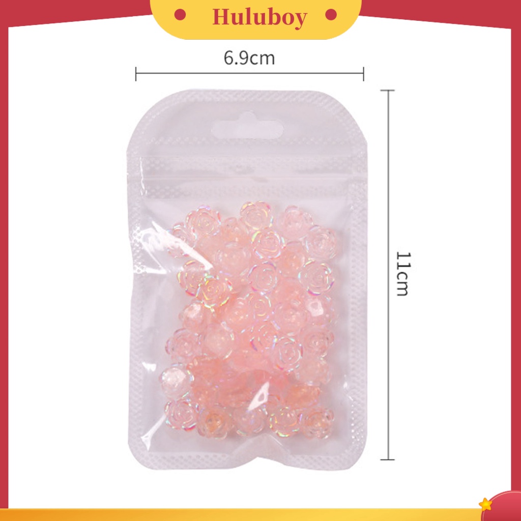 {In Stock} 1tas Hiasan Kuku Jumlah Yang Cukup Tahan Air Resin 3D Mempesona Camellia Kuku Pesona DIY Manicures Perlengkapan Kecantikan