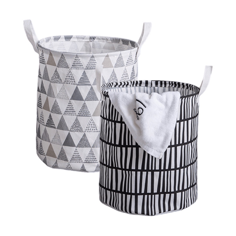 SEVENTEEN H03 KERANJANG LAUNDRY BAG LIPAT KERANJANG CUCIAN PAKAIAN KOTOR BULAT KANTONG TEMPAT PAKAIAN BAJU KOTOR KAIN LAUNDRY BASKET