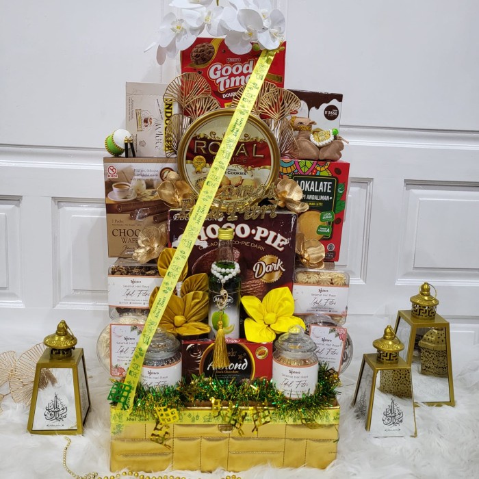 

Paket Dekorasi Lebaran Idul Fitri Hampers Parcel Hadiah Kue Kering 040 - A