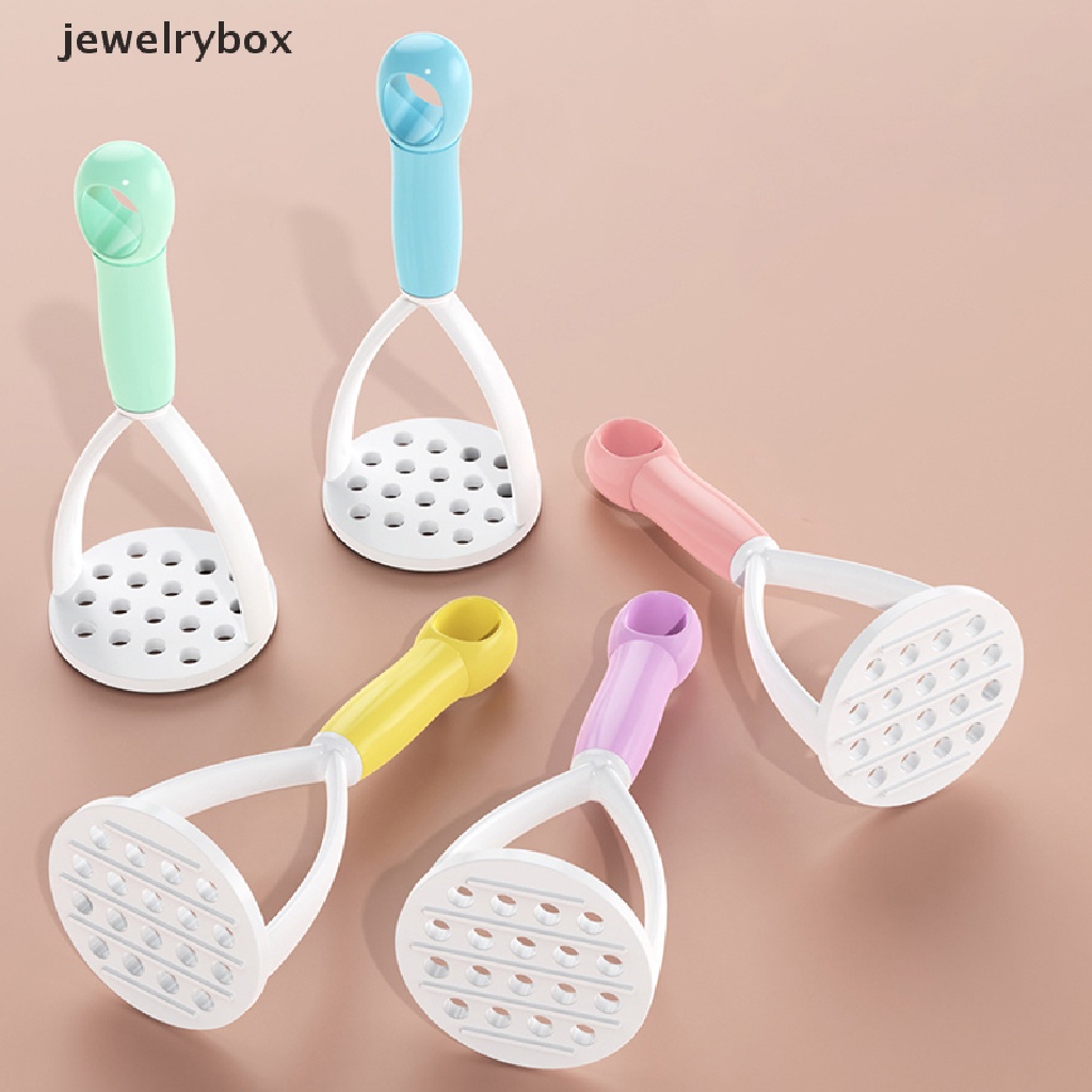 [jewelrybox] 1pc PP Pressed Potato Masher Ricer Puree Juice Maker Pendorong Kentang Tumbuk Halus Penghancur Kentang Alat Buah Perlengkapan Dapur Butik