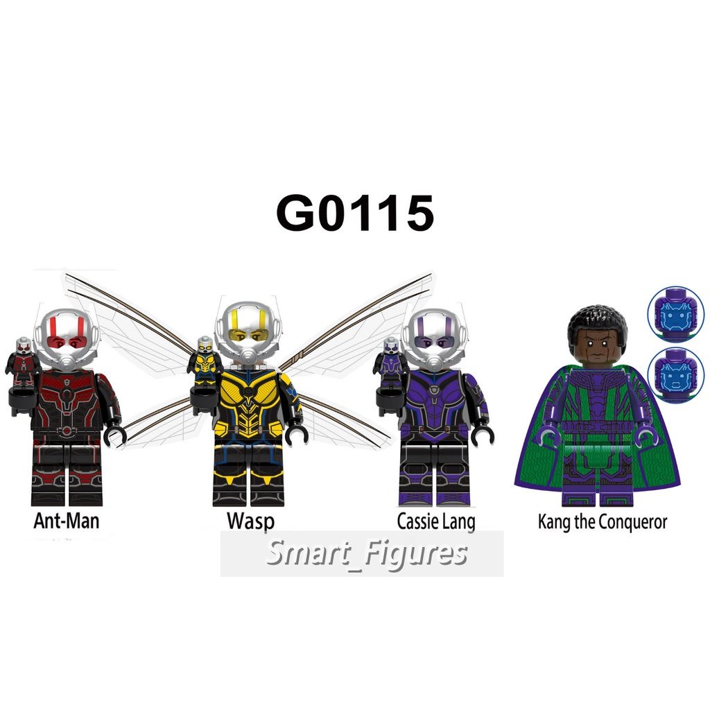 Minifigure Wasp Ant-Man Casey Lang Chaoying Series Mainan Edukasi Anak Merakit Blok Bangunan