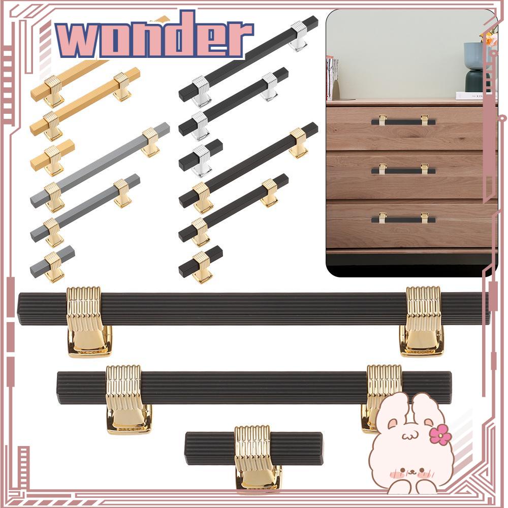 Wonder Furniture Hardware Handle Tarikan Laci Mewah Penyambung Dua Warna Awet