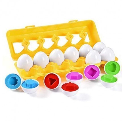 MATCHING EGG EDUCATION-COLOUR AND SHAPE ORIGINAL 2B