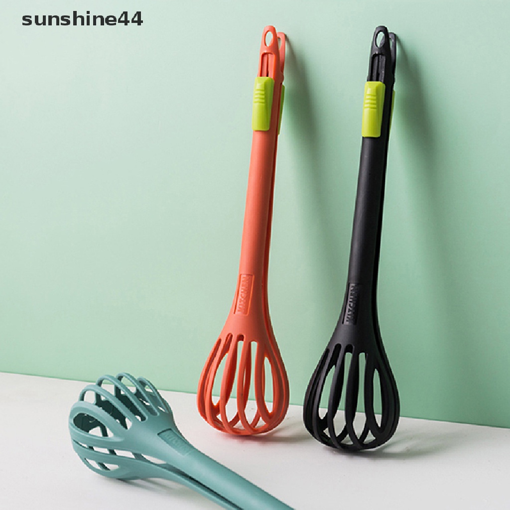 Sunshine 1Pc al Pengocok Telur Egg Milk Whisk Pasta Penjepit Makanan Klip Mixer ID