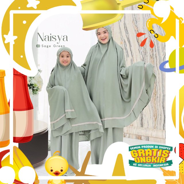 NAISYA Prayer Set By Akifa mukena dingin/ Trendy Adem