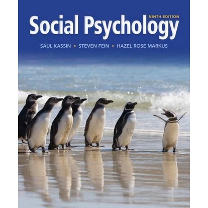 

Social Psychology 9 edition