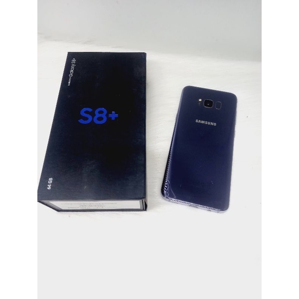 Samsung galaxy s8 plus elegant second resmi sein Indonesia 64gb hp handphone second seken bekas berk