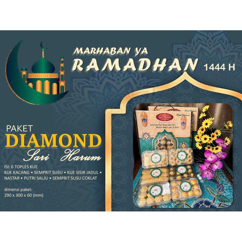 

#RD6258 PAKET KUE KERING LEBARAN / PARCEL LEBARA