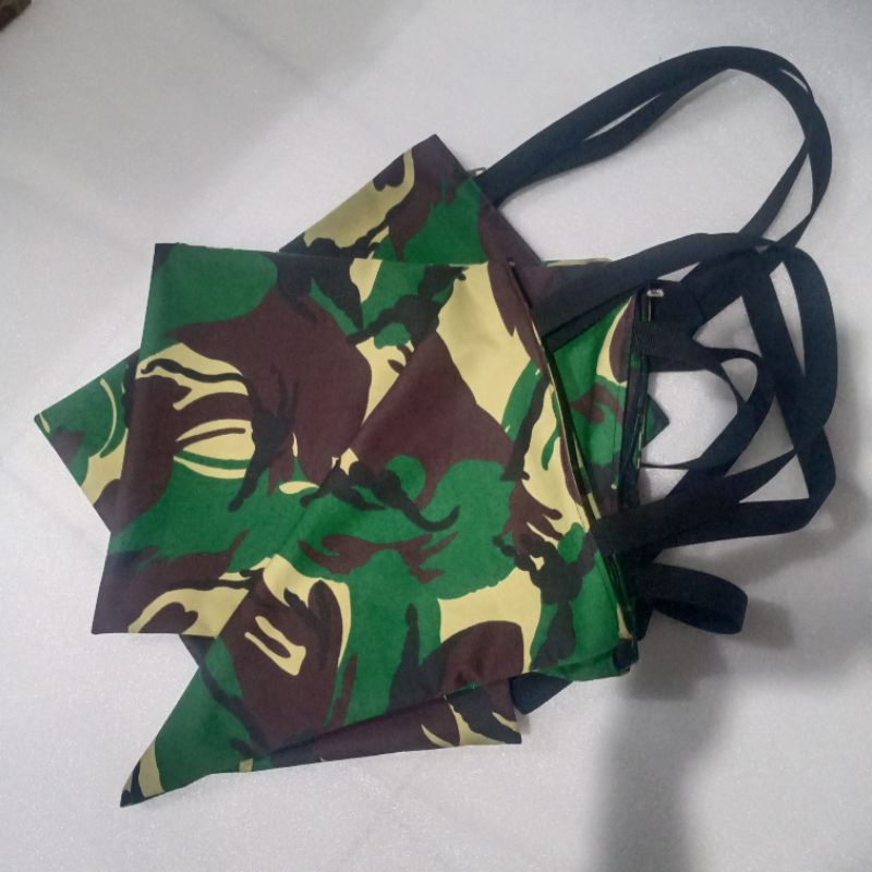 Tas Totebag Reseleting Jingjing Tni Ad Pria Wanita Bahan drill twill malpinas Stylelis