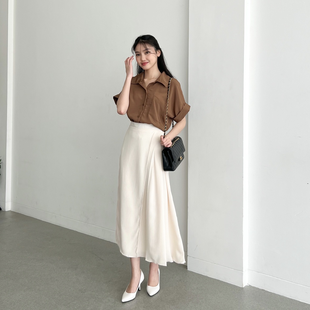 Beige Studio - Sharon Skirt / Rok Midi Wanita