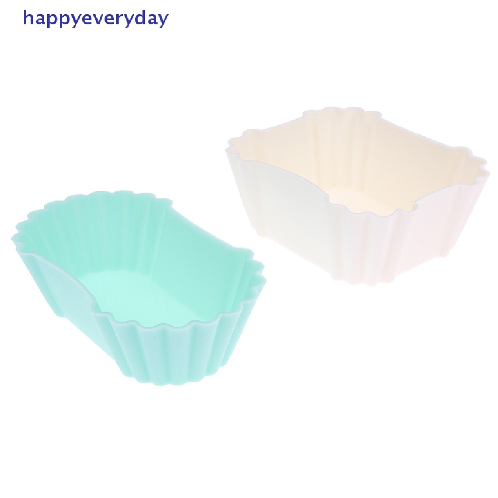 [happy] 3pcs Bento Divider Cup Liner Kotak Makan Makanan Lembut Silikon Onigiri Aksesoris [ID]