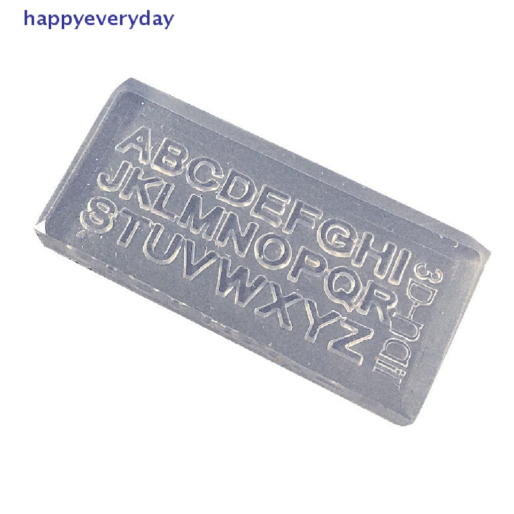 [happy] 1pc 3D Huruf Cetakan Akrilik Dekorasi Nail Art Figure DIY Design Silicone Art [ID]