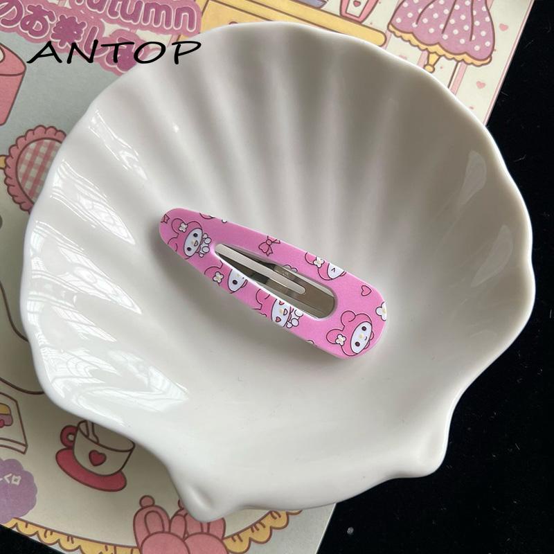 【antop】Cinnamoroll Kitty Cat Jepit Rambut Kartun Lucu Manis Gadis Poni Hairpin Aksesori Rambut