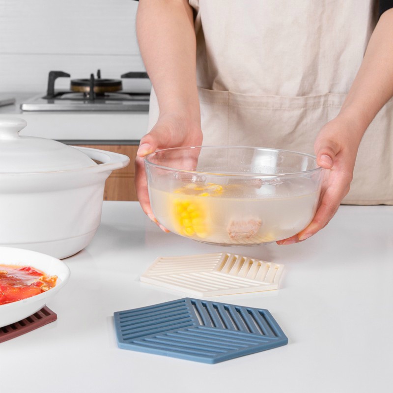 Alas Cangkir Teh Gaya Nordik, Tatakan Mangkuk Anti Panas Anti Panas Aksesori Dapur Dekorasi Meja Rumah