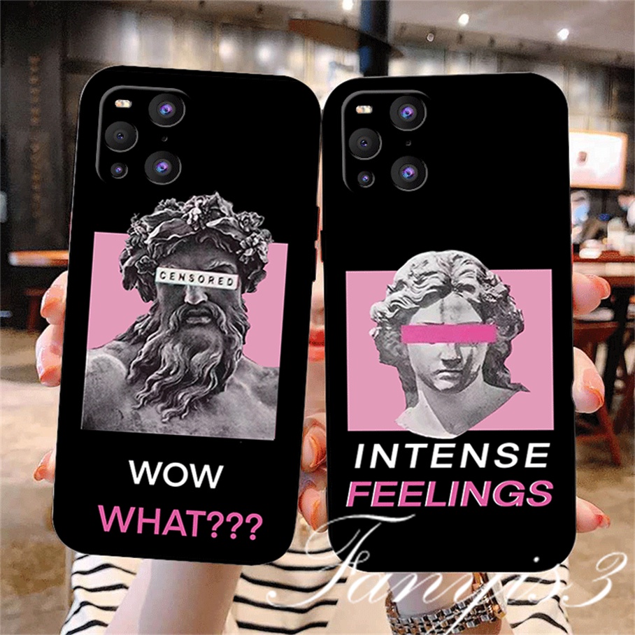 Realme C35 C33 C30s C31 9i C25Y C21Y C25 C25s C21 C20 C15 C12 C11 8Pro 8i C3 5 5i 5s 6i Narzo 50A Prime 50i Figure Statue Phone Case Silicon Soft Cover Pelindung