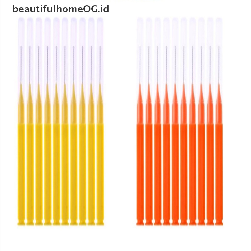 // Lebaran// 10pcs Microbrush Aplikator Eyelash Extensions Sikat Pembersih Lem Bulu Mata **