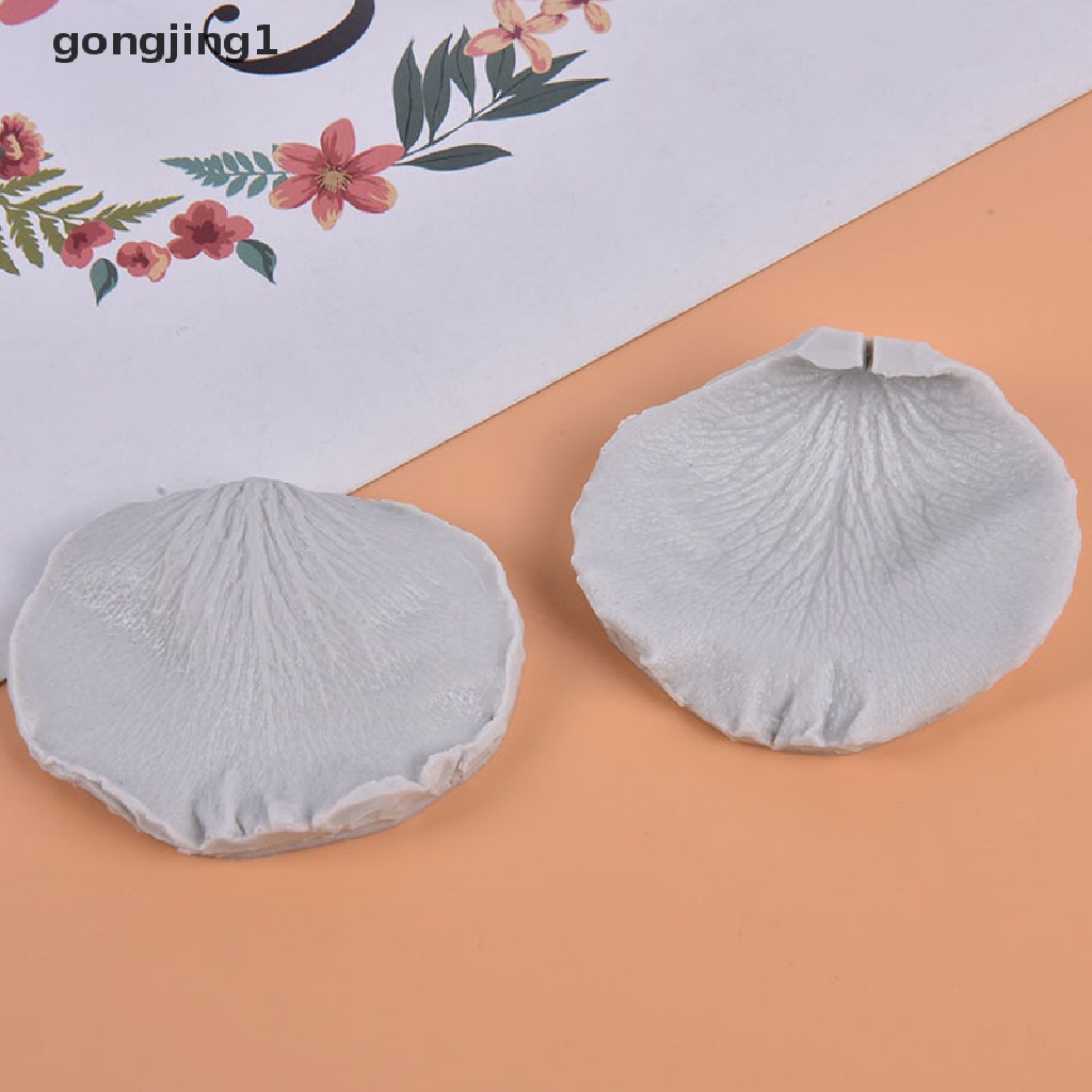 Ggg New Rose Petals Veiner Sugar tool Meridians Flower Cetakan Kue Silikon Alat Gula ID