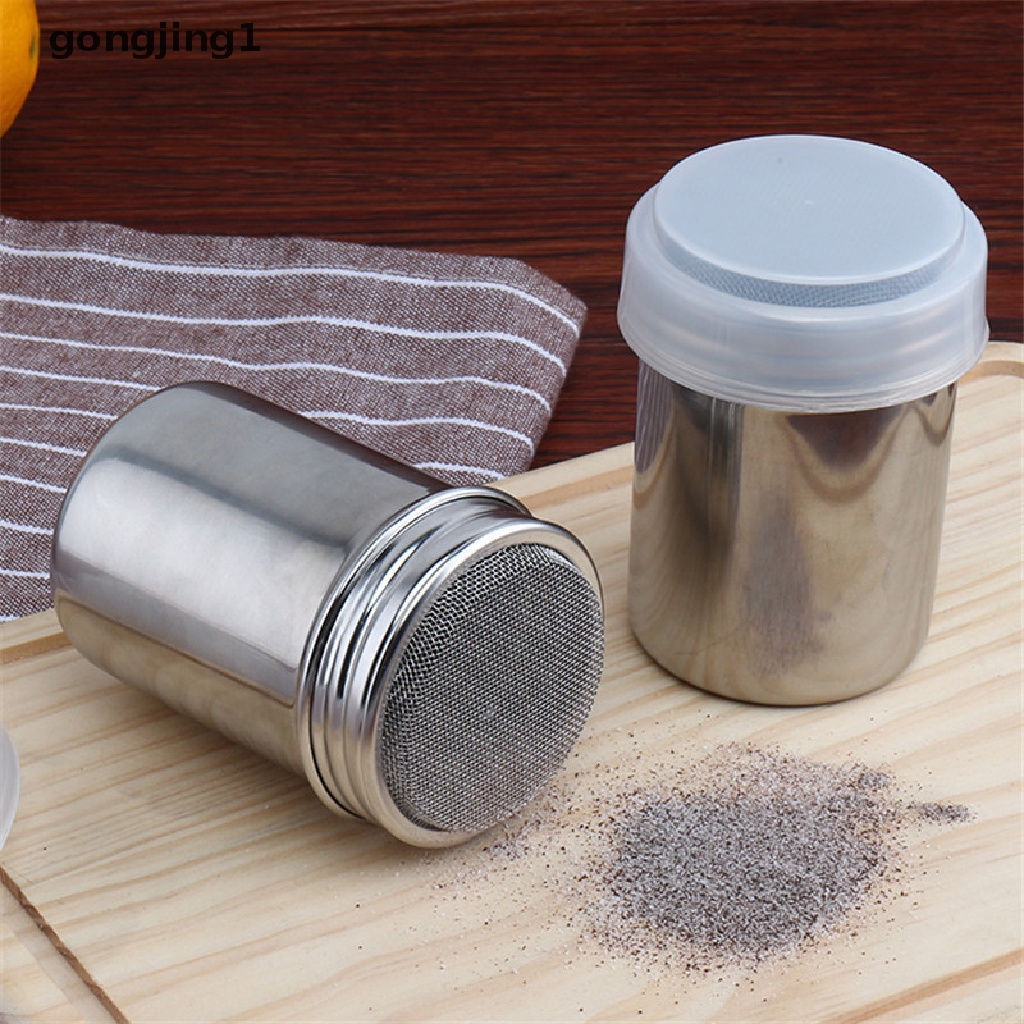 Ggg Stainless Steel Chocolate Shaker Icing Sugar Bubuk Tepung Kakao Ayakan Kopi ID