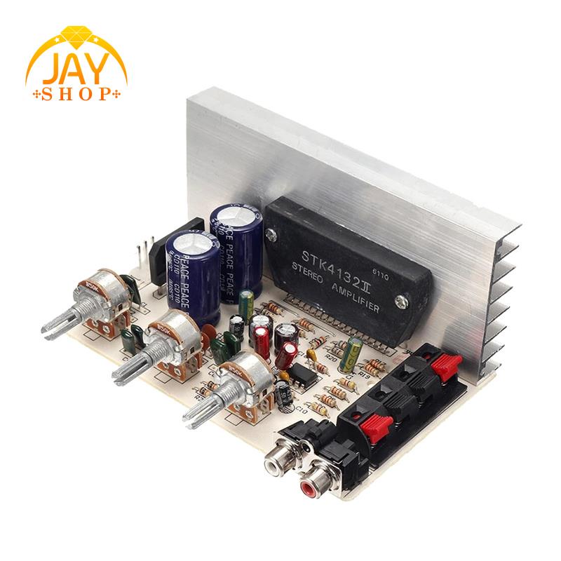 Dx-0408 AC Dual 15V-18V DIY Amplifier STK Papan Power Amplifier Seri Film Tebal