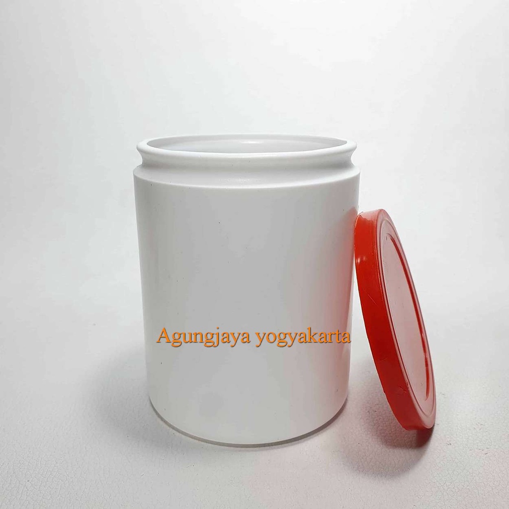 Toples 500 Ml Pp Fox Dof Tutup Plastik / Toples Plastik / Toples / Toples Kue Lebaran  / Toples Kue 