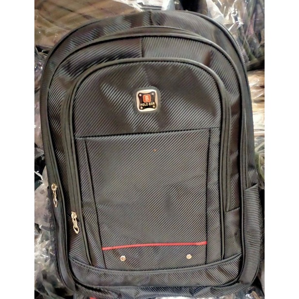 Tas Ransel Pria Polo Hitam Tas Ransel Laptop Polo Pria Wanita Tas Ransel Kuliah Pria Wanita Tas Ransel Polos Hitam Tas Ransel Distro Hitam Polos Tas Tas Ransel Kerja Kuat Tebal Backpack