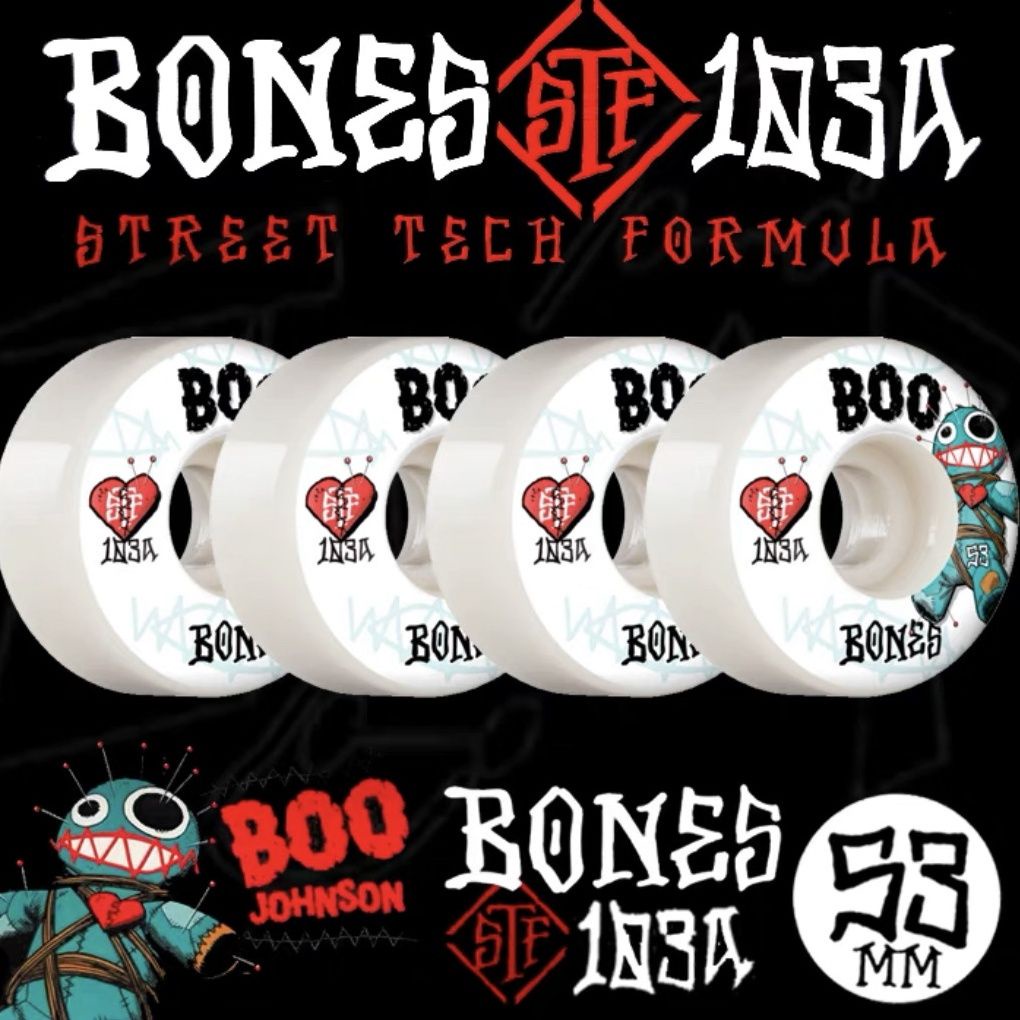 Bones Roda Skateboard Import STF High Performance Muppet V4 Wheel Type 103A Professional Action Wheel