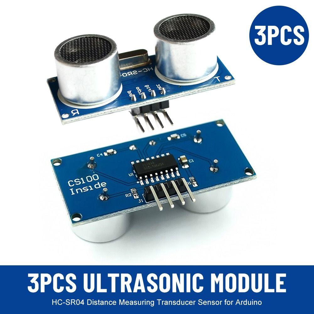 Populer 3pcs Modul Ultrasonik Kualitas Tinggi 3.3-5V Tanpa Oskilator Smart Transducer Sensor