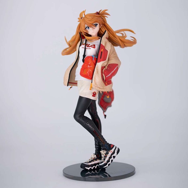 Anime Neon Genesis Evangelion Action Figure Baru Asuka Langley Shikinami Figure Ver.Radio Eva Part.2 25cm Ornamen Koleksi Model PVC