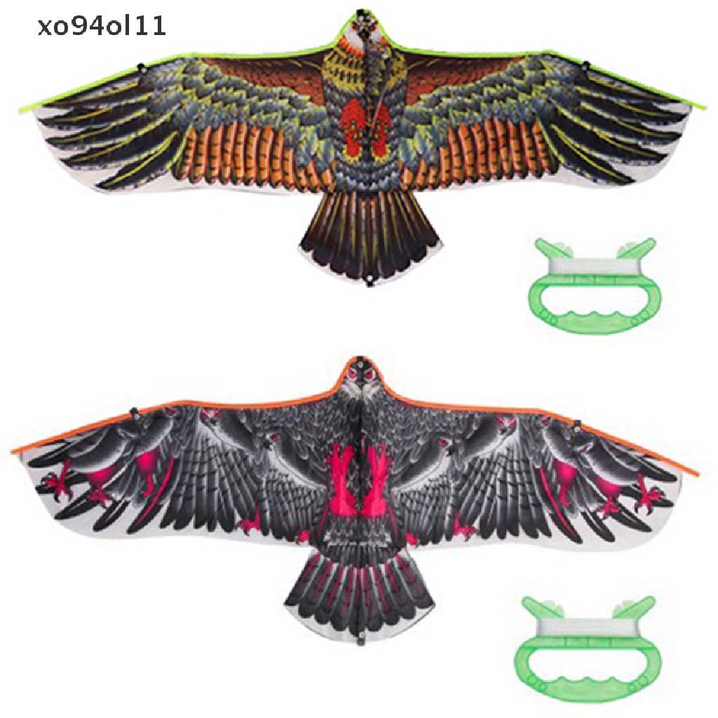 Xo Layangan Eagle 1.1m Dengan Garis Layangan 30meter Anak Flying Bird Layangan Mainan Outdoor OL