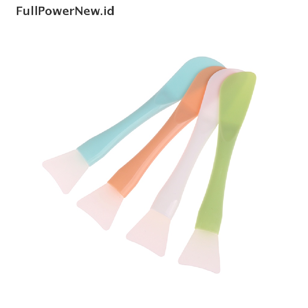 Power Sikat Masker Wajah Silikon Kepala Lembut Dengan Scraper Terintegrasi Penggunaan Ganda Mud Film ID