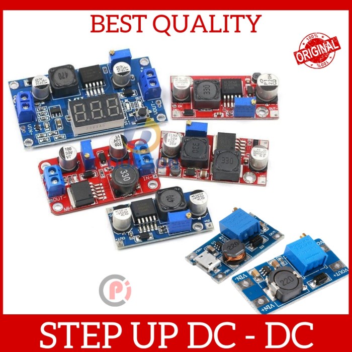 Step Up DC DC Boost Regulator Penaik Volt Tegangan 1A 2A 3A 5A 10A Step up