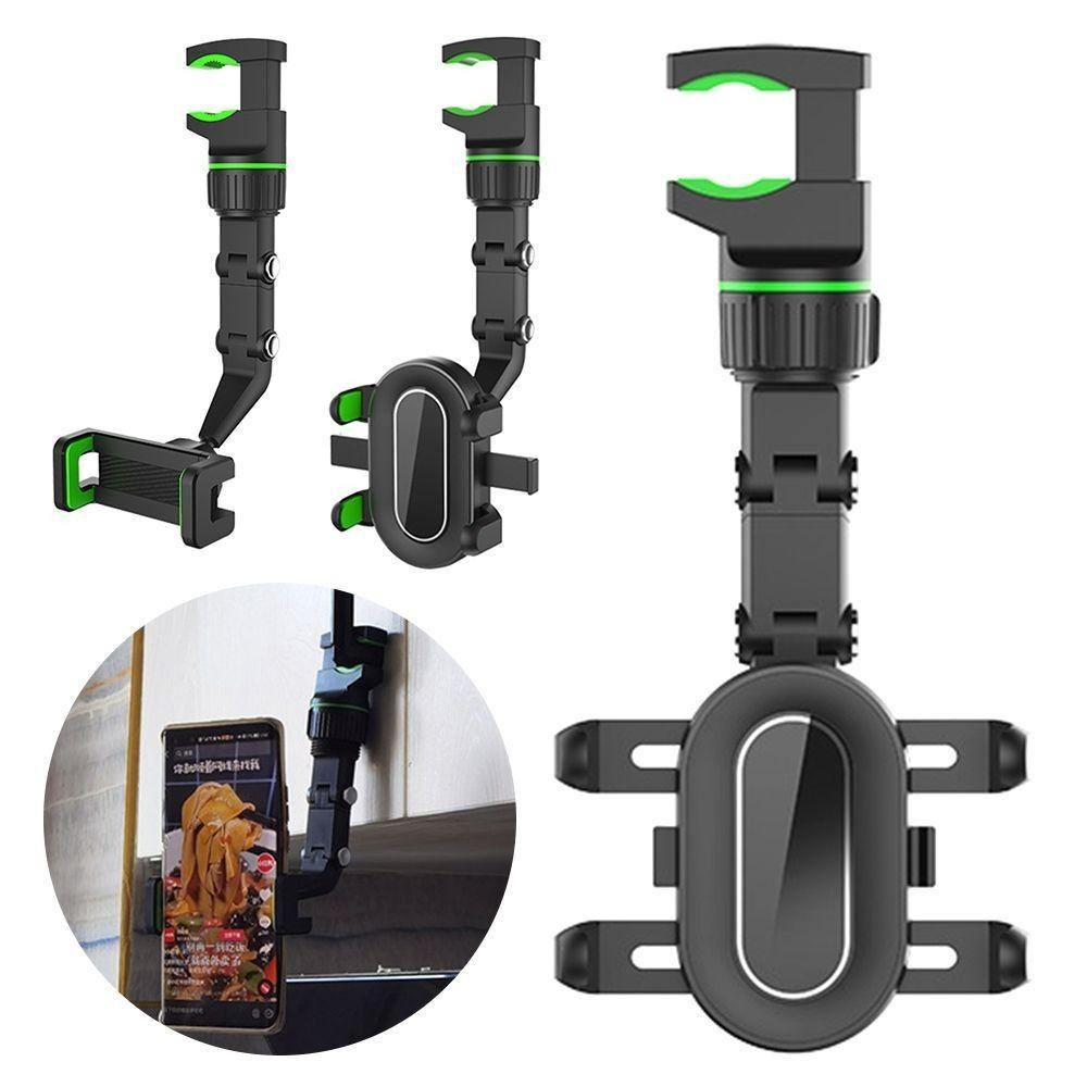 POPULAR Dudukan Handphone Stand Mobil Adjustable360° Rotation Mount Holder Stand Spion Mobil Gantung Klip Bracket