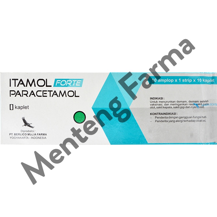 Itamol Forte 650 mg 10 Kaplet - Obat Nyeri dan Demam