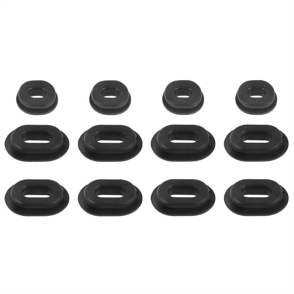 Lanfy Penutup Samping Motor 12pcs Hitam Motor For Kawasaki For Suzuki For Honda Cg125 Side Panel Grommet Fairings Side Cover