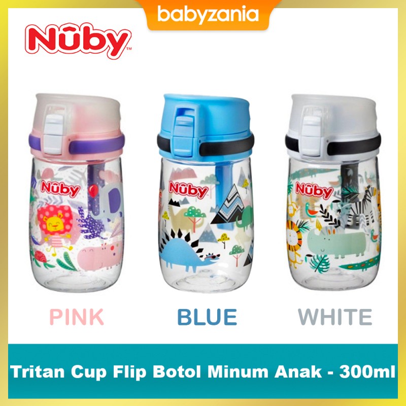 Nuby Tritan Cup Flip Botol Minum Anak - 300 ml