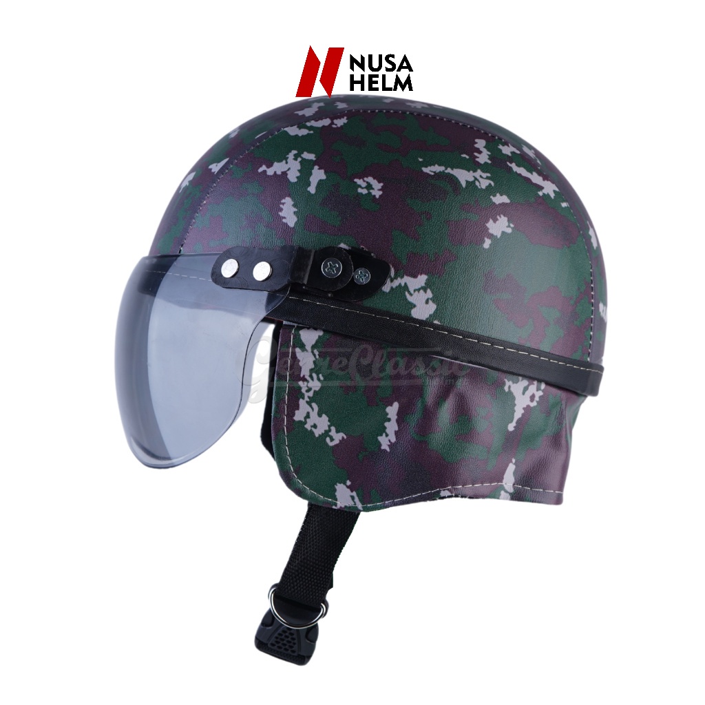 Helm Anak Retro Motif Tentara Laki Laki Perempuan Untuk Usia 1 2 3 4 Tahun Ringan Lucu