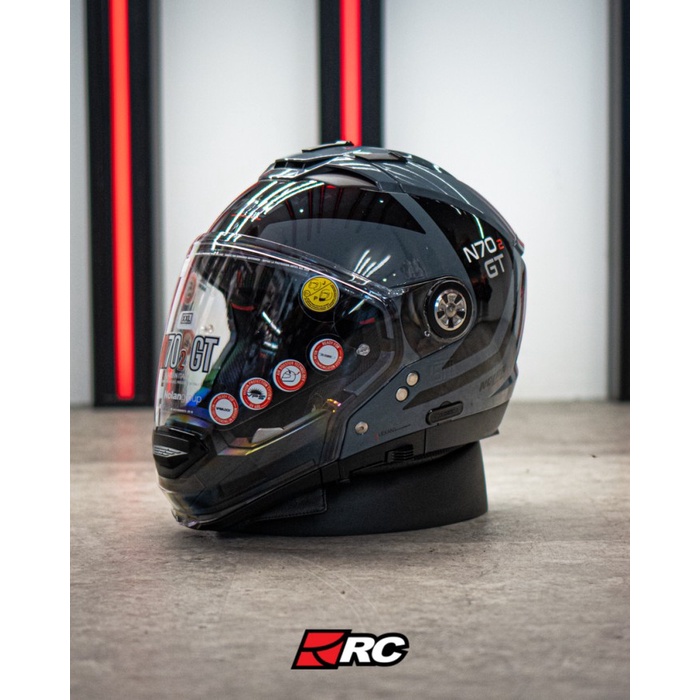 Nolan N70-2 GT Glaring N-Com 051 Slate Grey