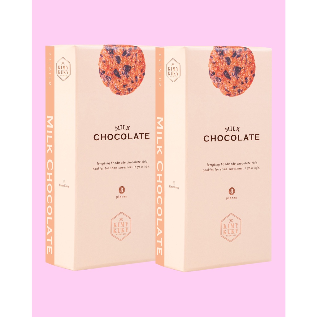 

Milk Chocolate Cookies 2 boxes/ The Classic Favorites/ Kimy Kuky