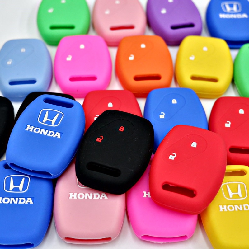 Silicone Key Case HONDA Jazz Brio CR-V CRV Civic Insight HRV Jazz ACCORD Tempat Kunci Mobil