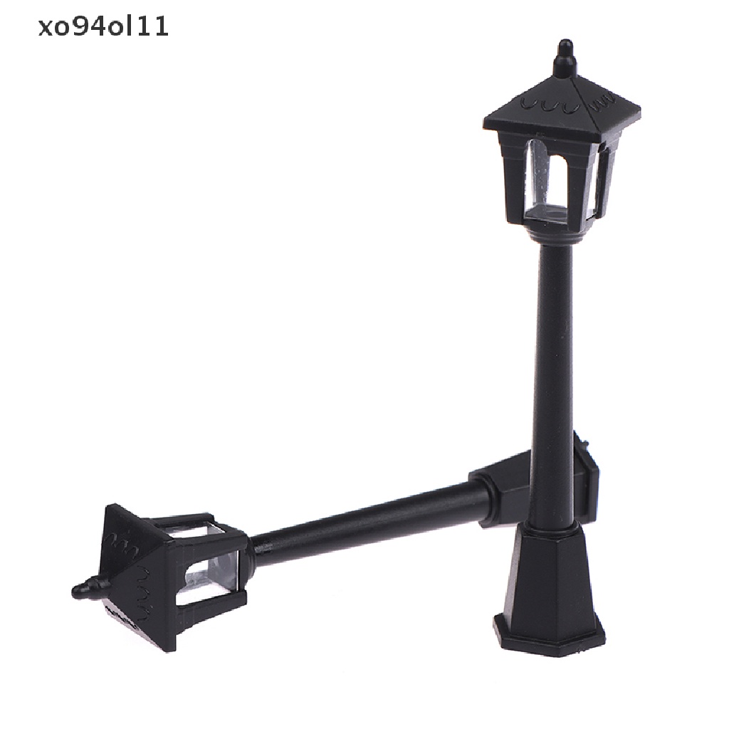 Xo 1Pc Lampu Mini Lampu Jalan Model Mikroskopik Untuk Dekorasi Miniatur Rumah Boneka OL