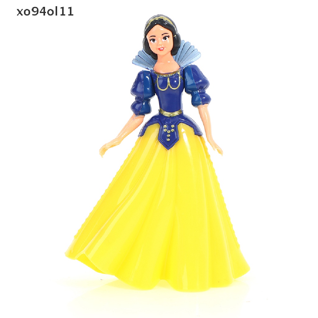 Xo 8pcs/set Mainan Action Figure Snow White and the Seven Dwarfs 6-10cm Princess PVC OL