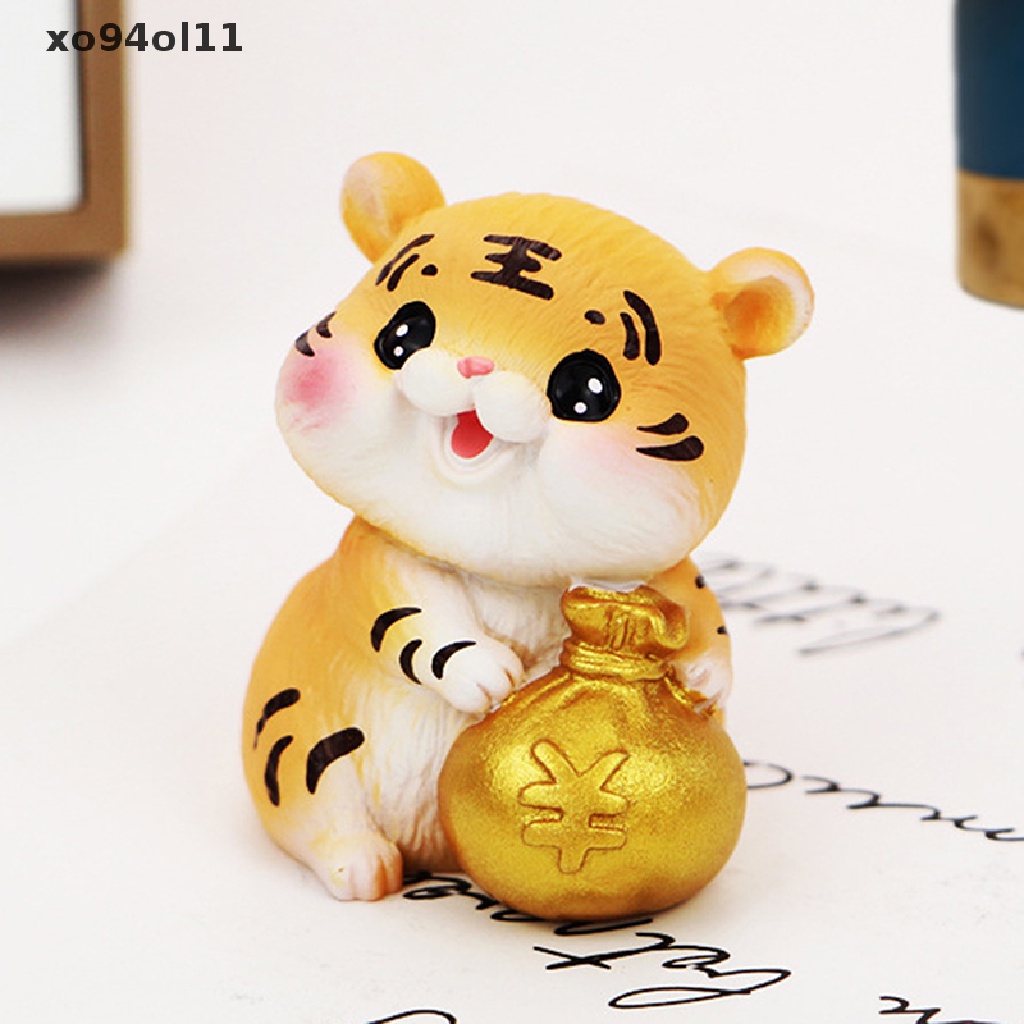 Xo Ornamen Dekorasi Patung Hewan Harimau Indah Lucu Home Decor Hadiah Ulang Tahun OL