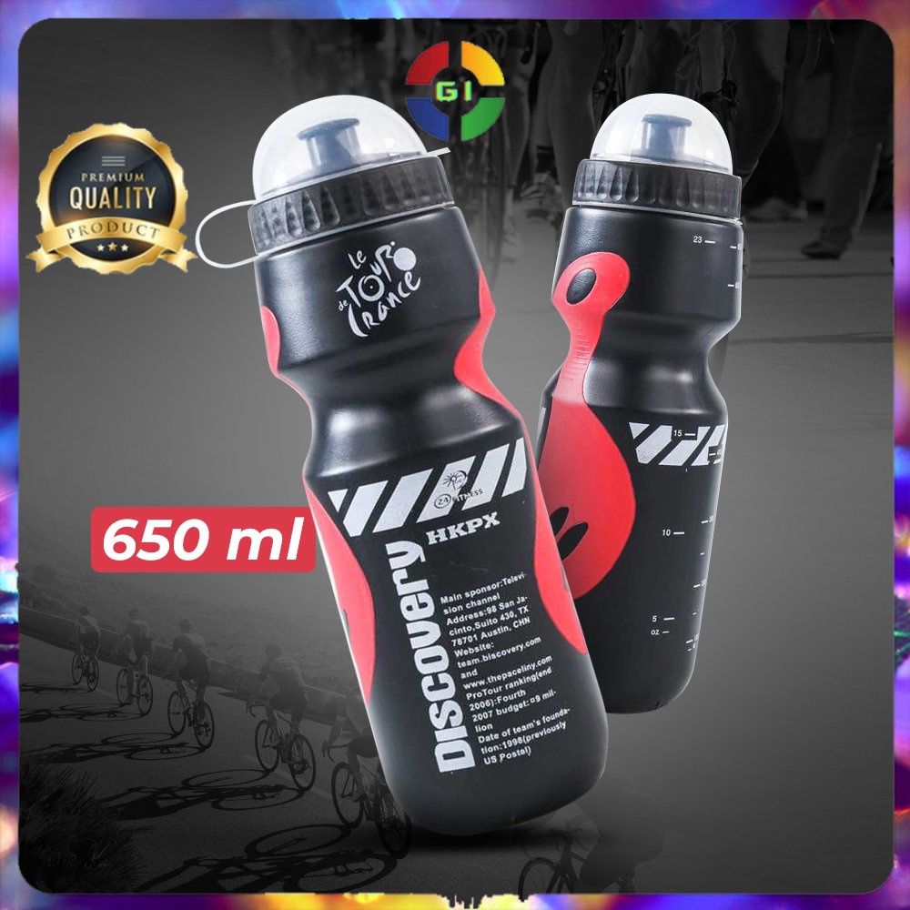 Botol Minum Sepeda 650ml Black