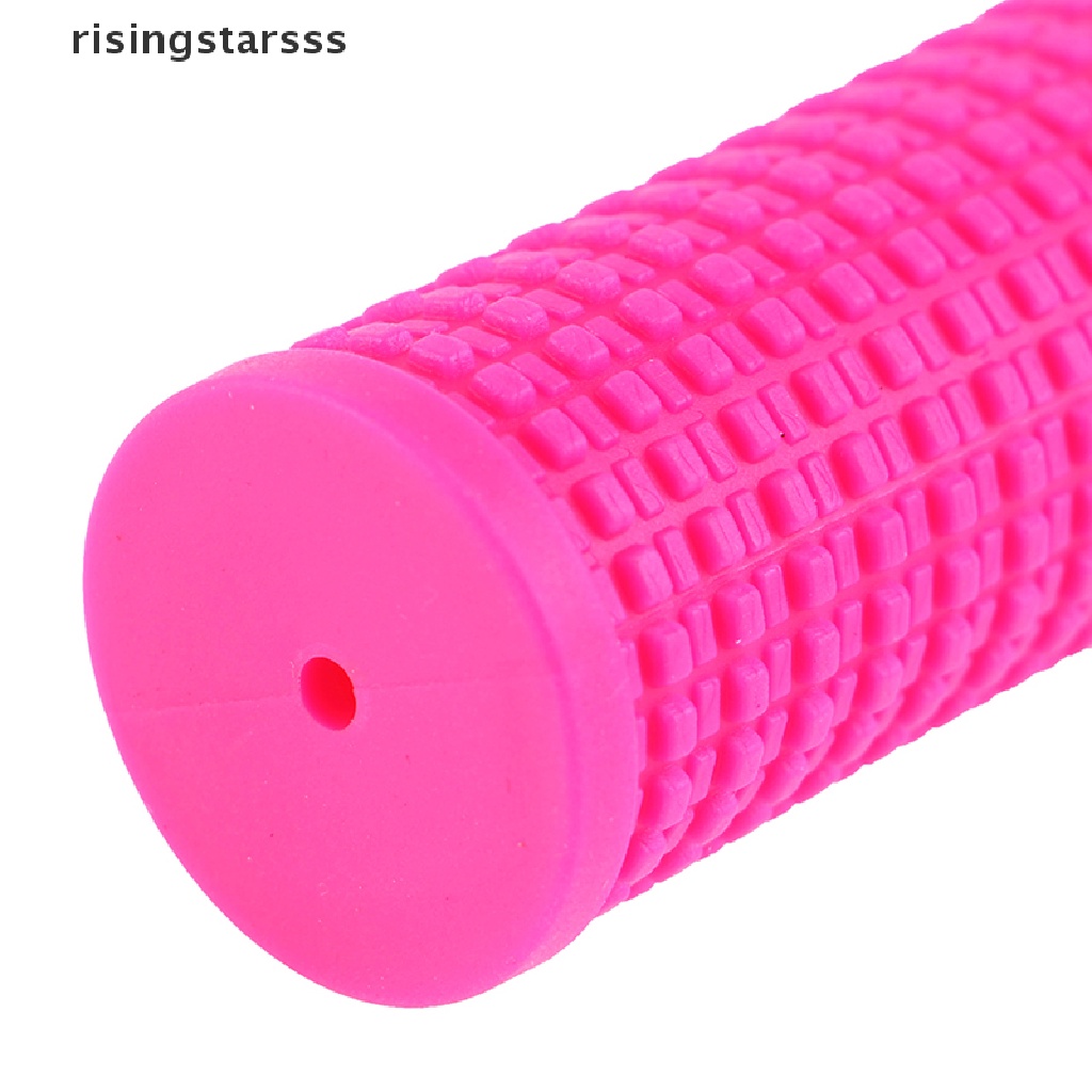 Rsid Span-new 2pcs Sepeda Karet Slip On Pendek Stang Grips Non-Slip Handle Bar Sepeda Bagian Jelly