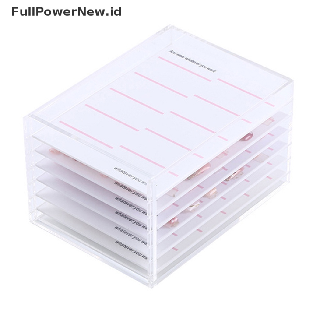 Power 5Layers Nail Color Papan Pajangan Nail Tips Collection Stand Rak Kutek tip ID