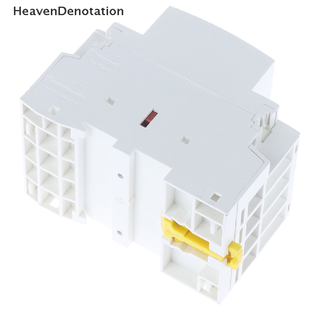 [HeavenDenotation] 4p 63A 2NC 2NO 220V 400V~50/60HZ Din rail Kontaktor ac Rumah Tangga  Hdv