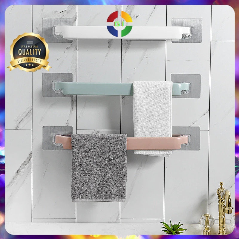 Rak Gantungan Handuk Kamar Mandi Towel Holder 43 CM White