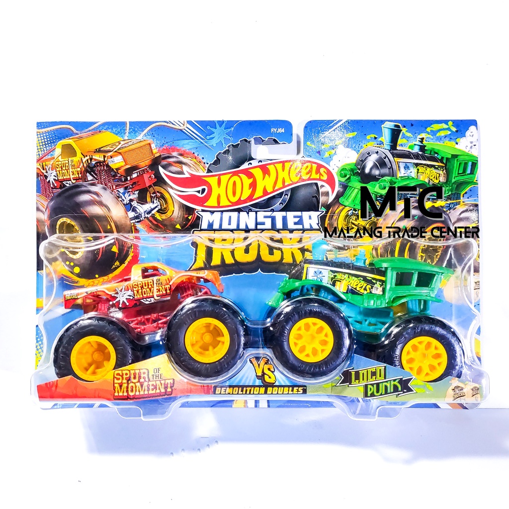 Monster Trucks Demolition Doubles Spur Of The Moment VS Loco Punk