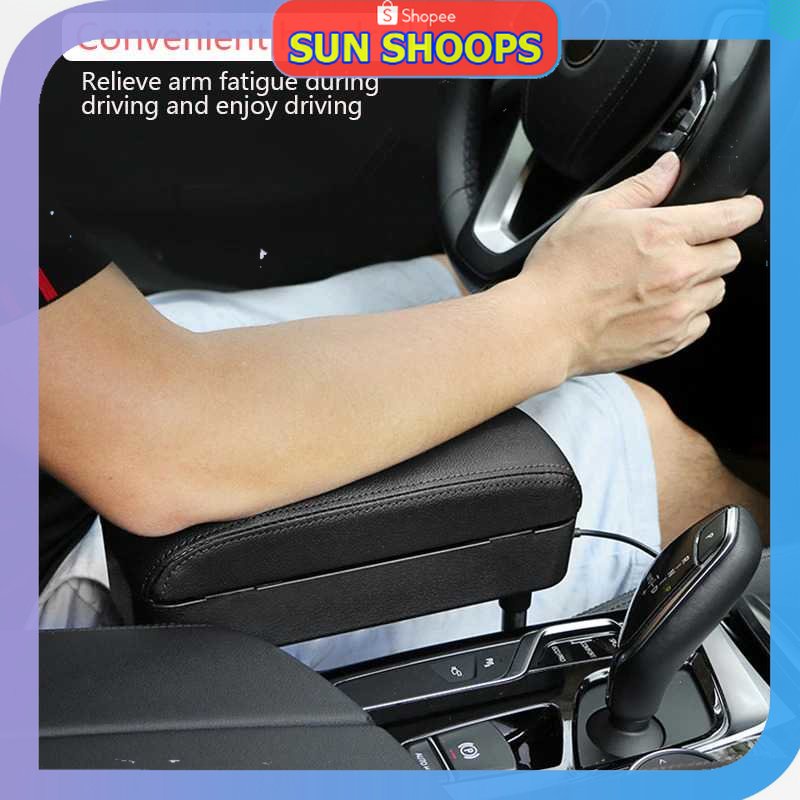 

SUN SHOOPS - DE RAN FU Armrest Sandaran Tangan Rak Organizer Mobil - T261